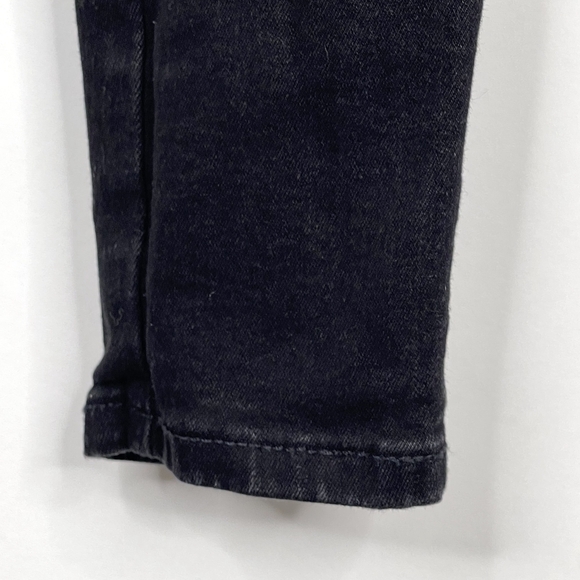 2/$30 ZARA High Waisted Jeggings 6 Rinsed Black Skinny Leg 6559 - Picture 5 of 10